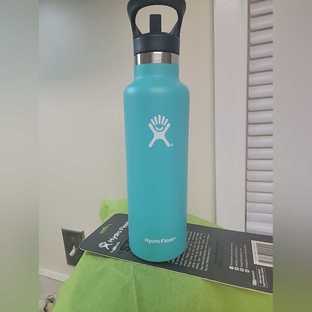 Hydro Flask Aqua Blue Water Bottle